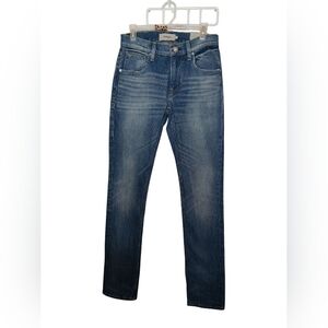 Hudson Blake Slim Straight Blue Horizon mid rise Tall Denim Jeans sz 29 NWT